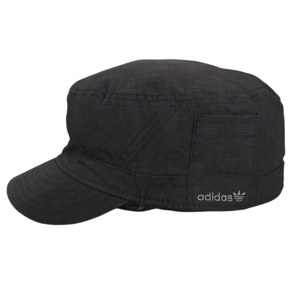 Adidas Vintage 2002 Trefoil Ripstop Military Cadet Cap Men's LG\XL - Picture 4 of 10